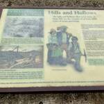 5. Ham Hill - Hills and Hollows Information Board